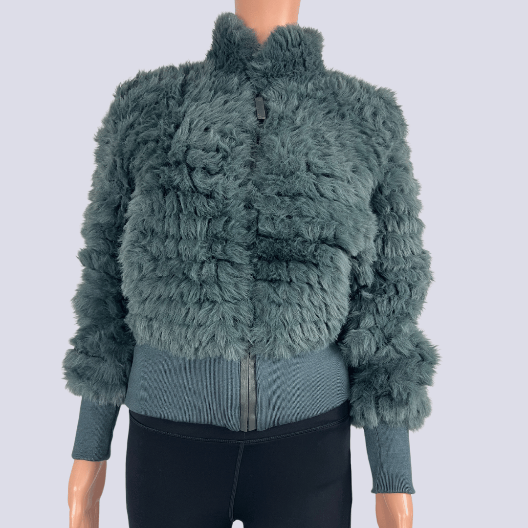 Front View of the Once Was Faux Fur Jacket