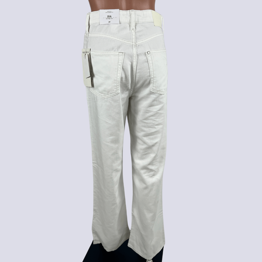H&M High Waste Wide Leg Pant 8