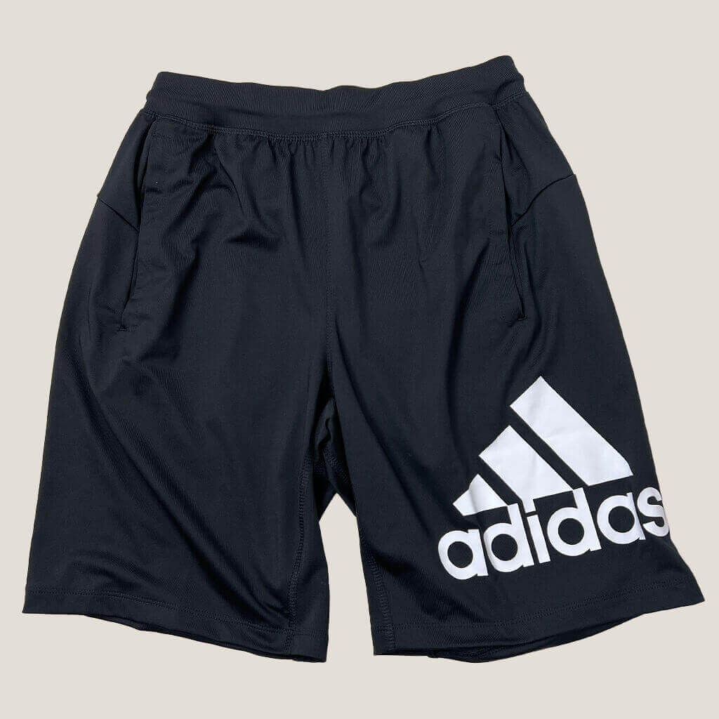 Mens Adidas Black Aeroready Running Shorts S Front