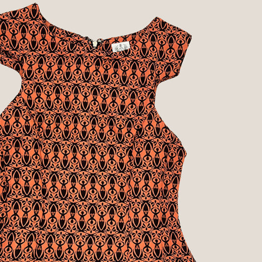 Angel Biba Retro Style Dress Front Collar