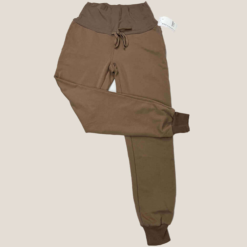Angle maternity brown sweat pant
