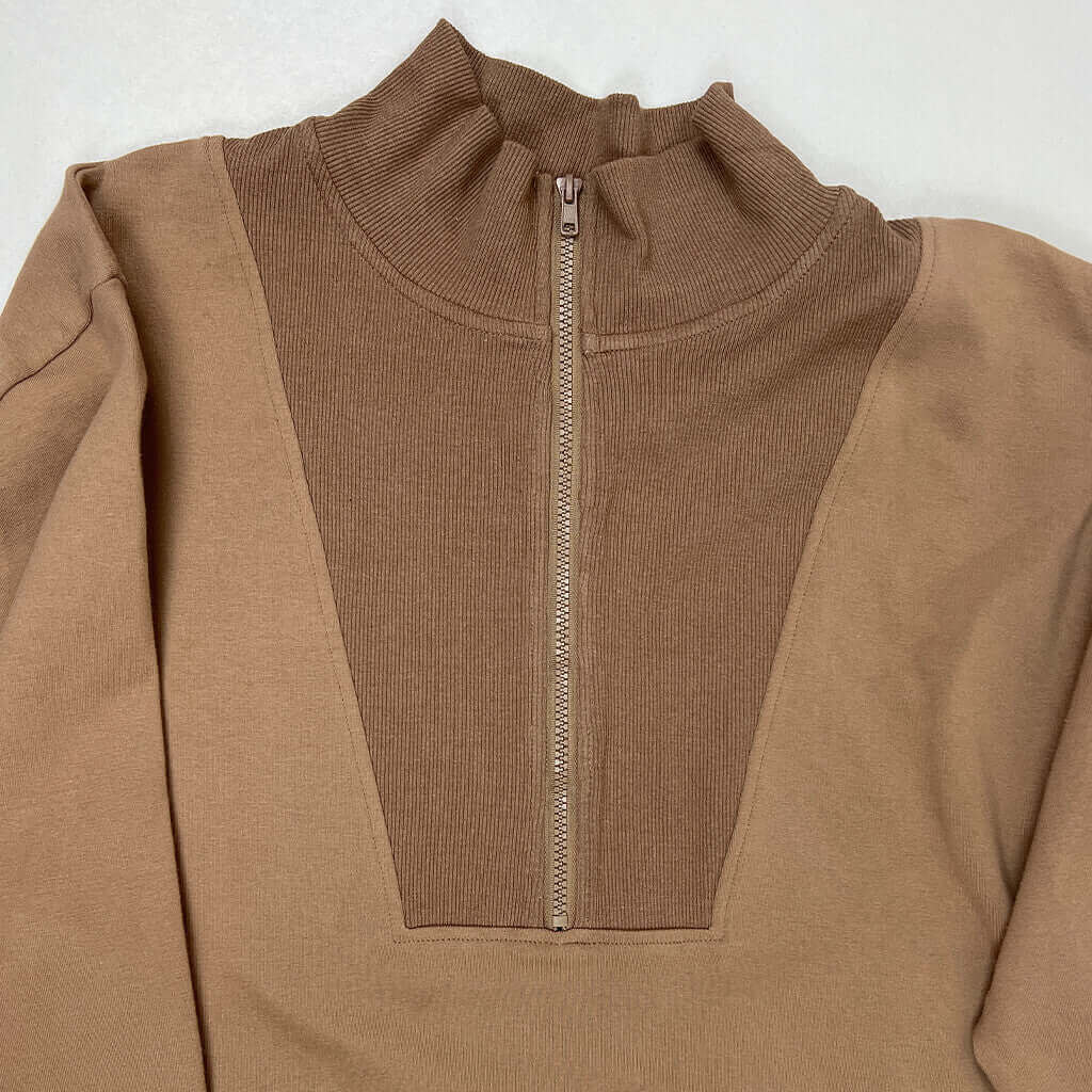 Angel sweat top front collar