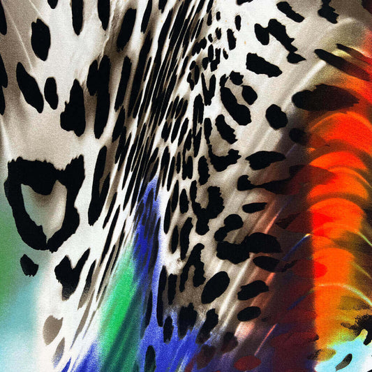 Print Detail Front Animal print Ponch