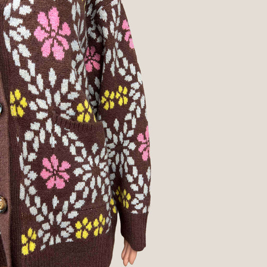 BBWM Floral Cardigan Sleeve Detail