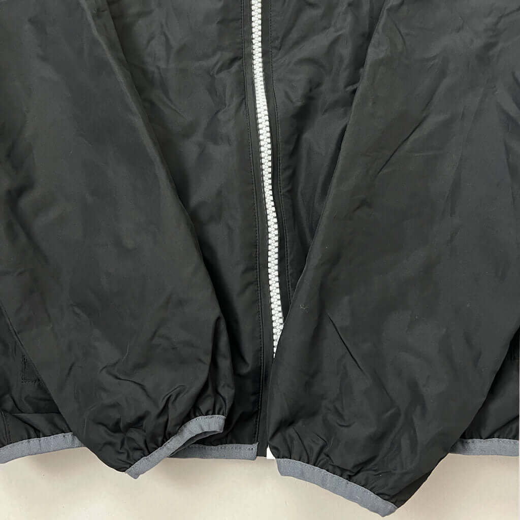 Mens Black Golf Hooded Jacket Large Detail