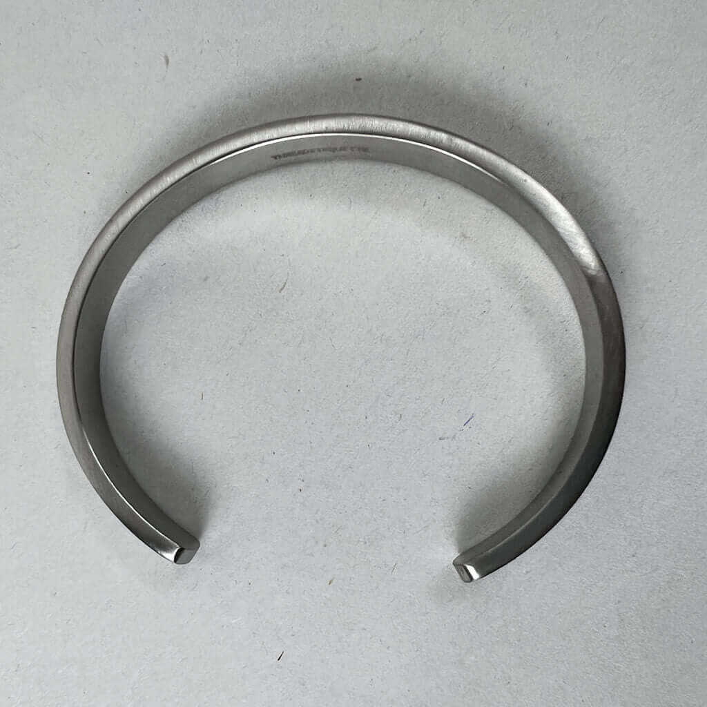 Mens Stainless Steel Roku Cuff Above