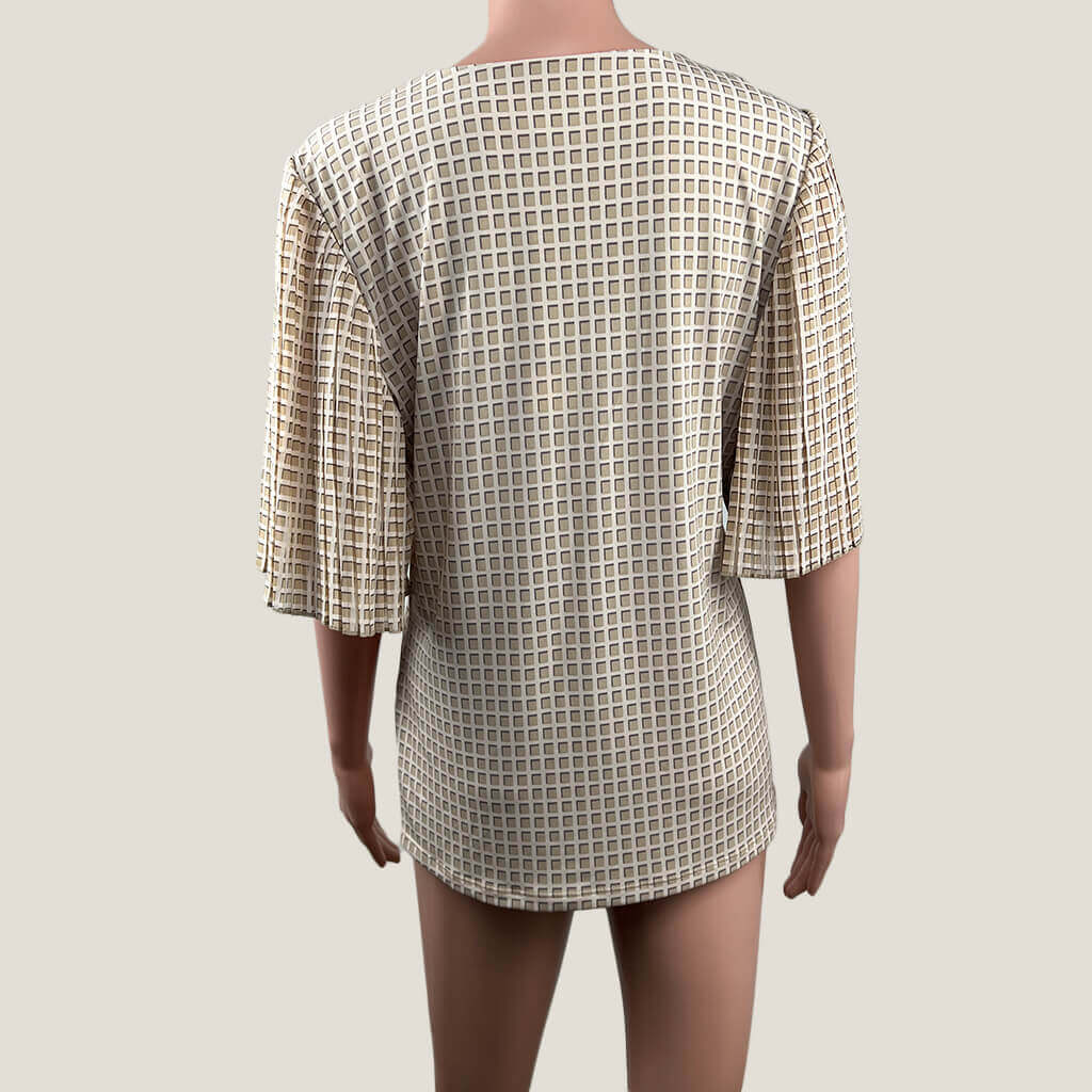 Calvin Klein Checkered Top Back