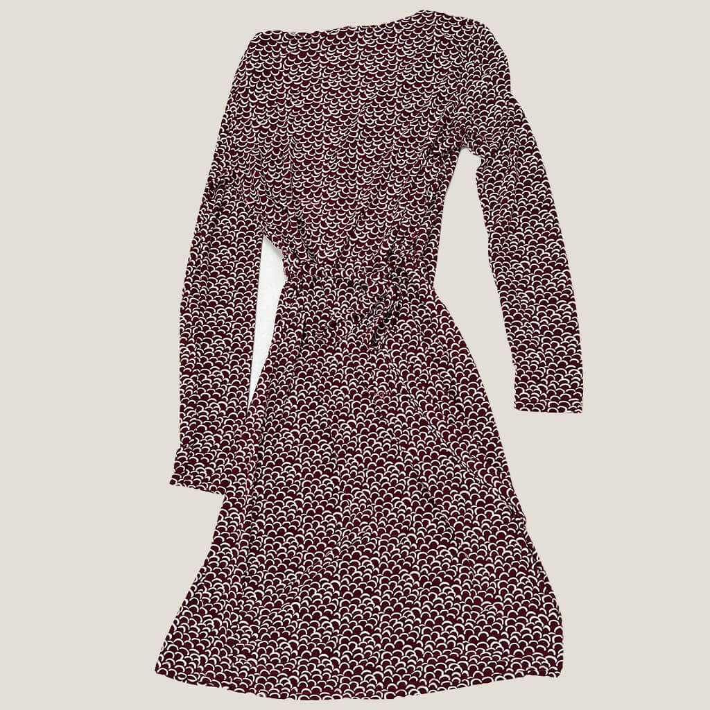 Cherry Lane Wrap Dress Back