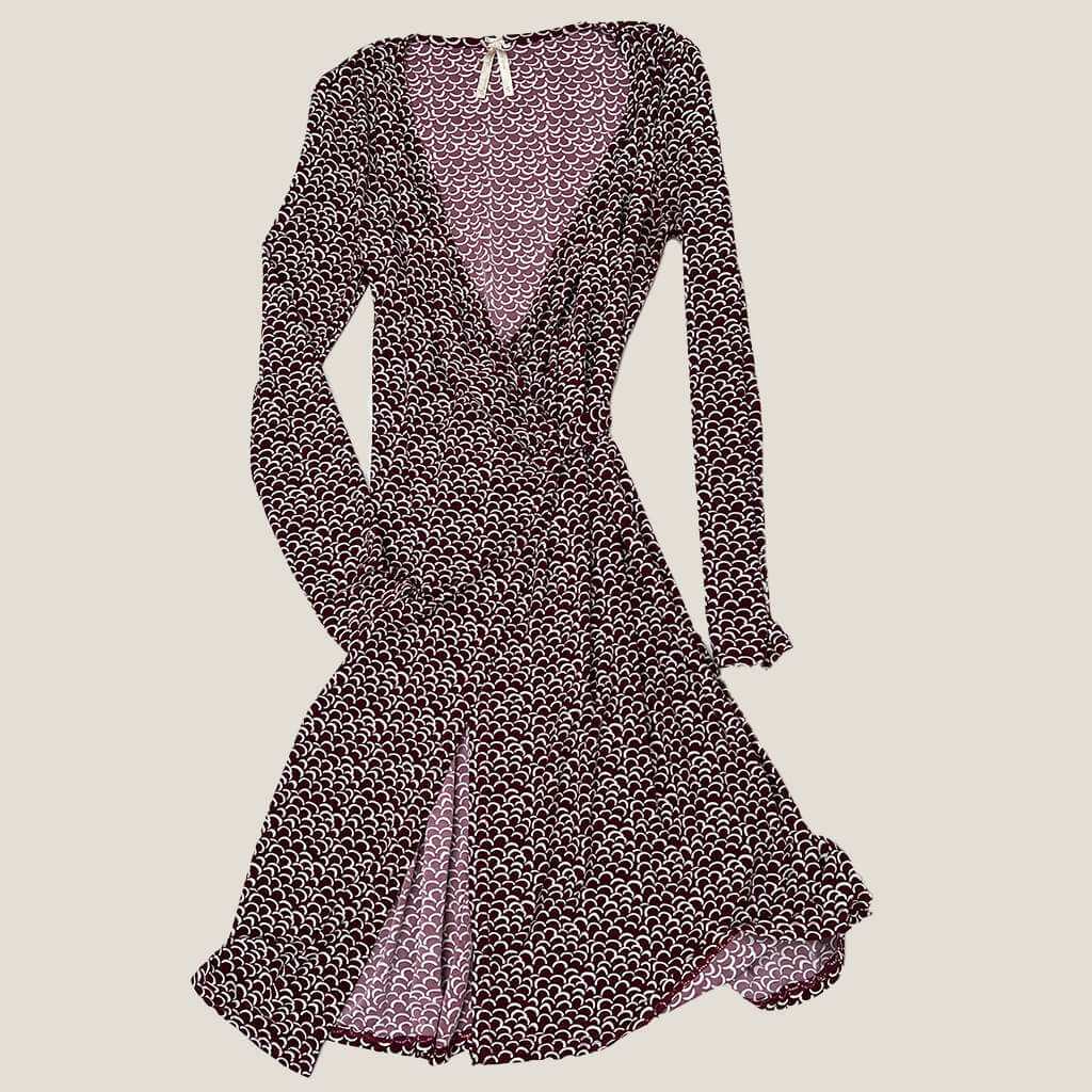 Cherry Lane Wrap Dress Front