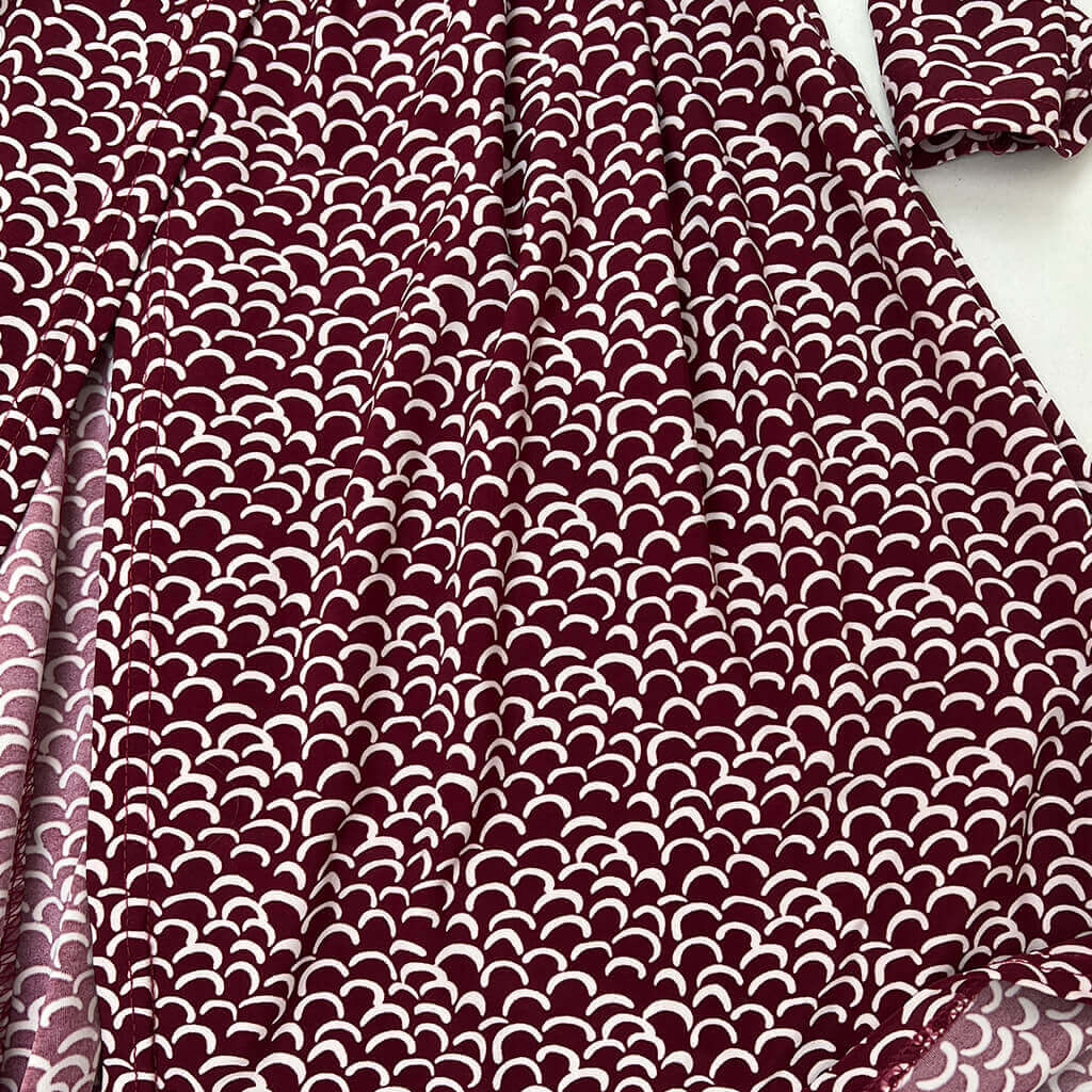 Cherry Lane Wrap Dress Print Detail