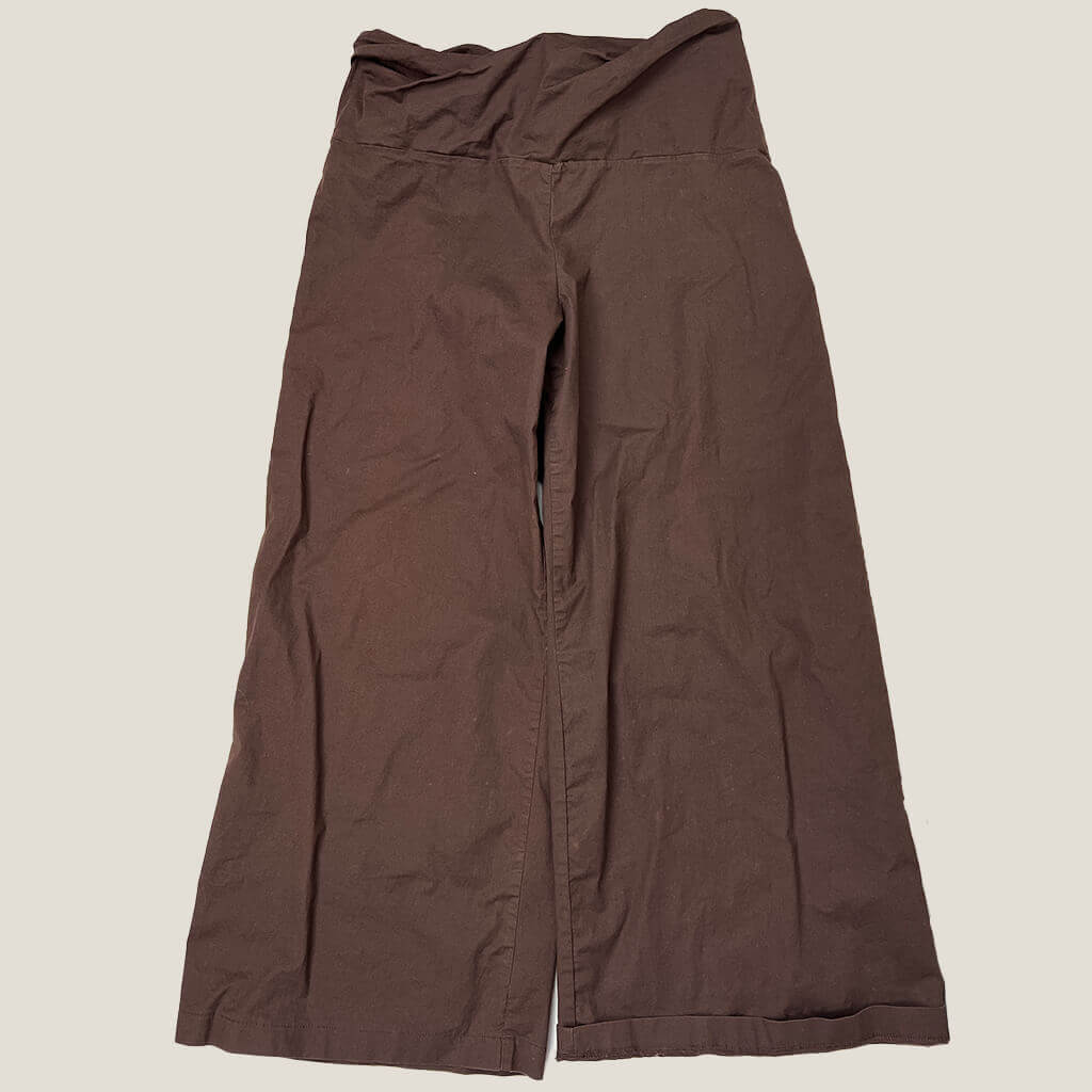 Front-Cotton Wide Leg-Woman Pant