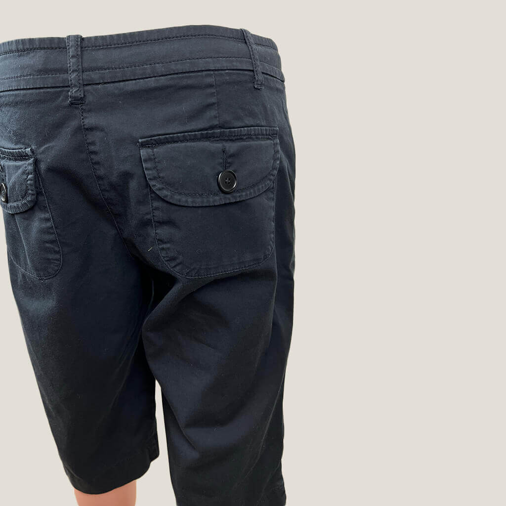 Country Road Navy Bermuda Short Back