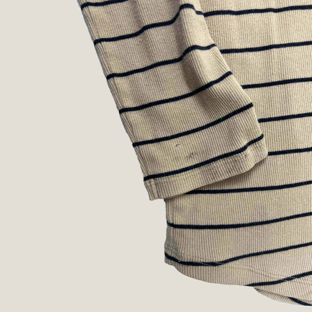 Sleeve Detail Country Road Long Sleeve Striped Top
