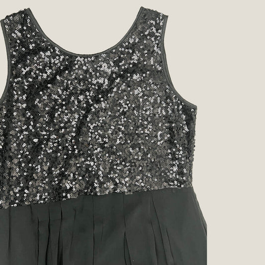 Crossroads Black evening dress Front Detail