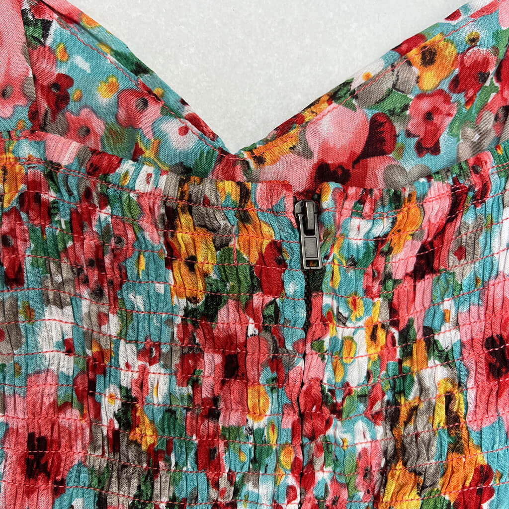 Crossroads Floral Zip Detail