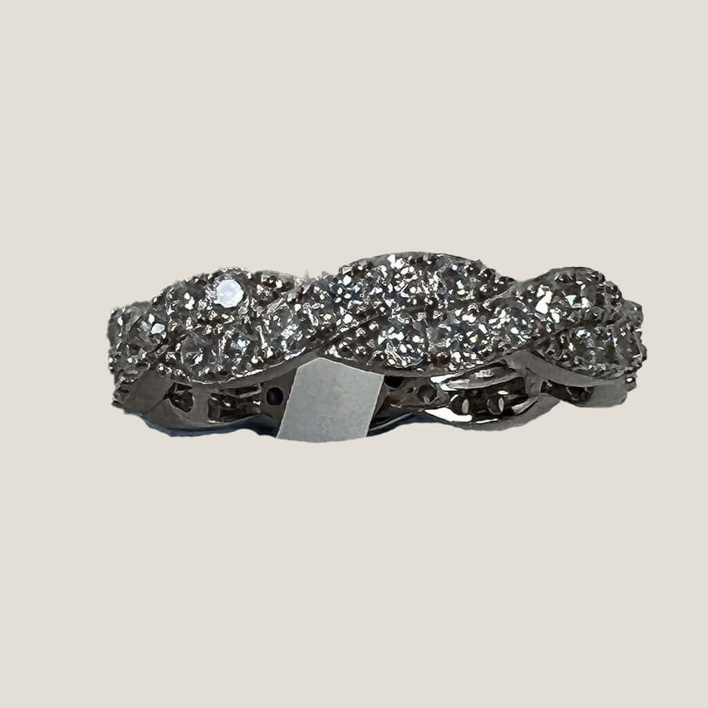 Diamond ring womans above