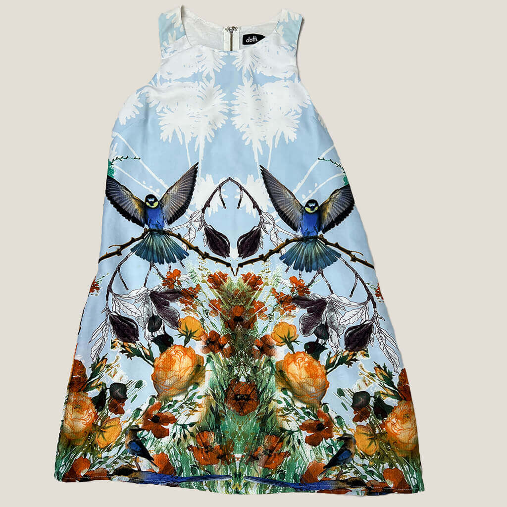 Dotti Dress Sleeveless Bird Print 8 Dotti Dress Sleeveless Bird Print 8