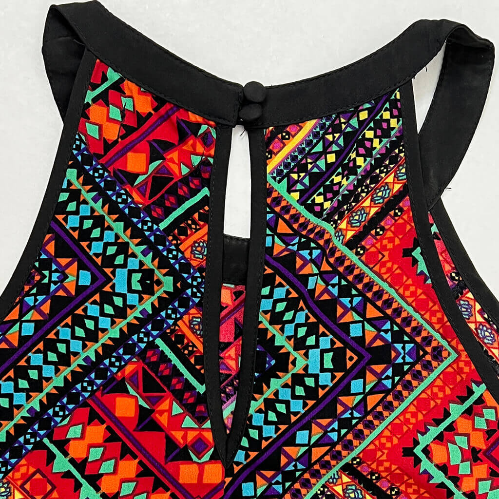 Dotti Vibrant Summer Dress Back Detail