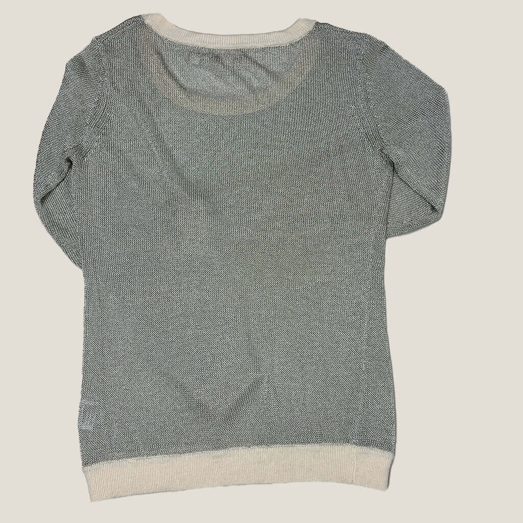 Back Esprit Sheer Silver Knit Jumper