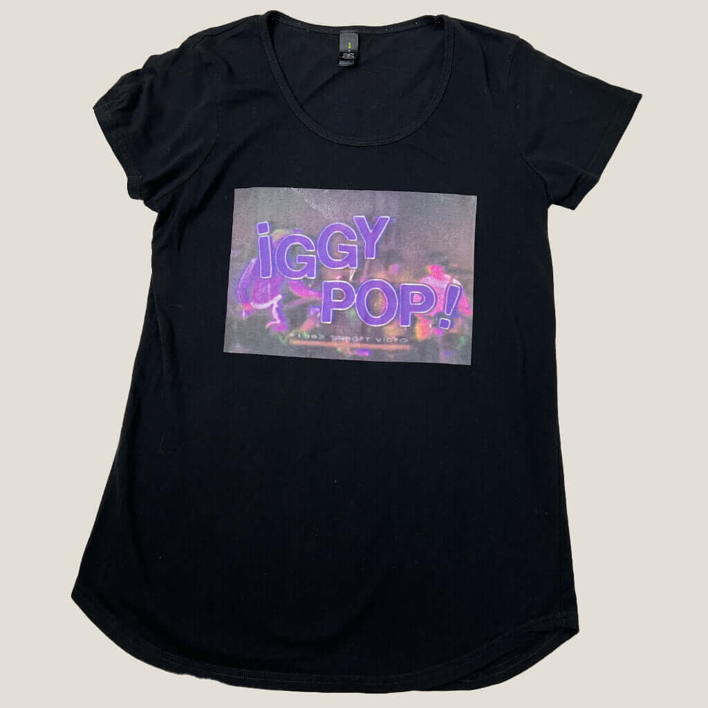 Front Iggy Pop Woman's T-Shirt Small