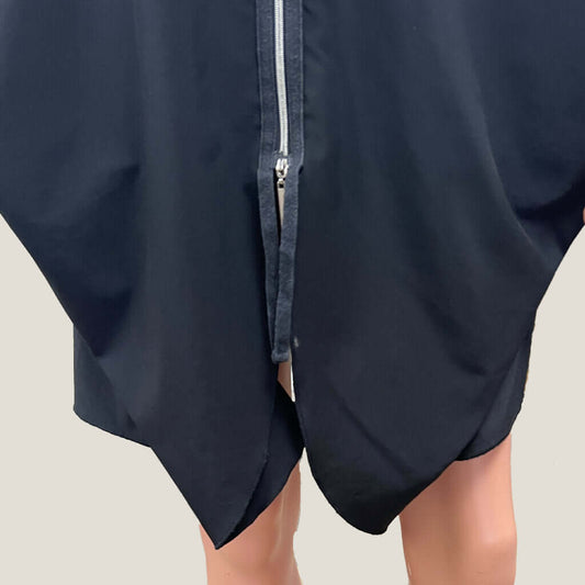 Jimmy Jean Black Sleeveless Asymmetric Dress Hem Detail