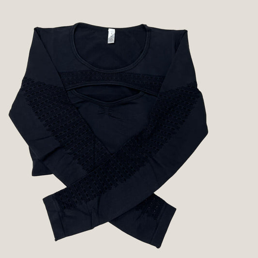 Lala-Black-Long-Sleeve-top