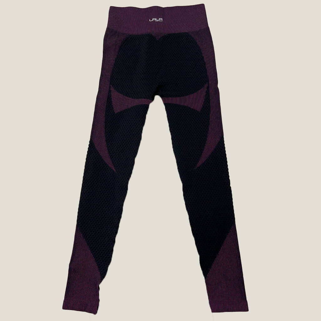 Lala purple and black leggings