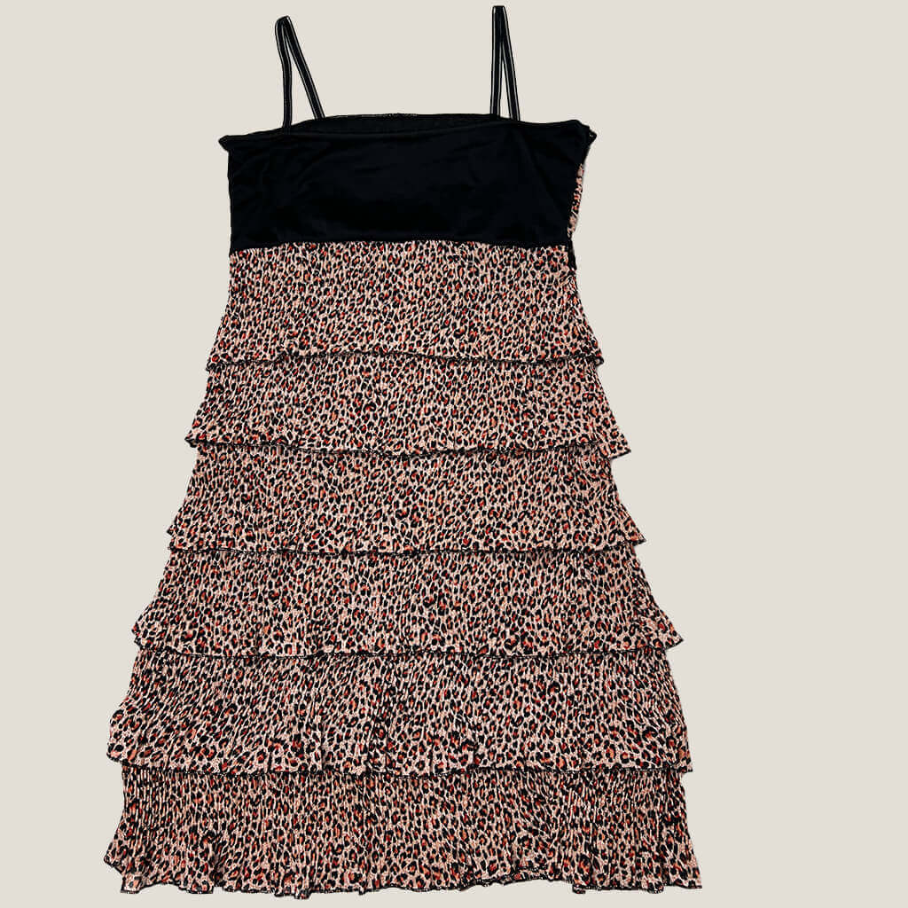 Leopard Print Party Dress Back
