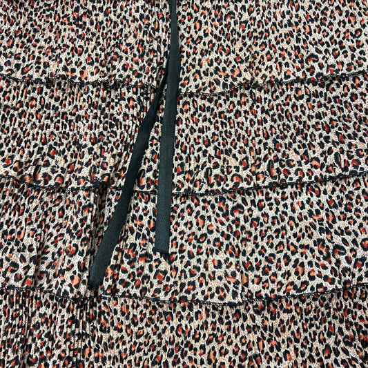 Leopard Print Party Dress Print Detail