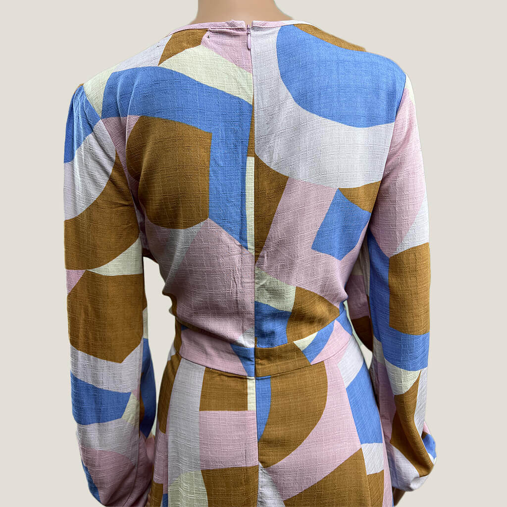 Mister Zimi Long Sleeve Mini Dress Back Detail