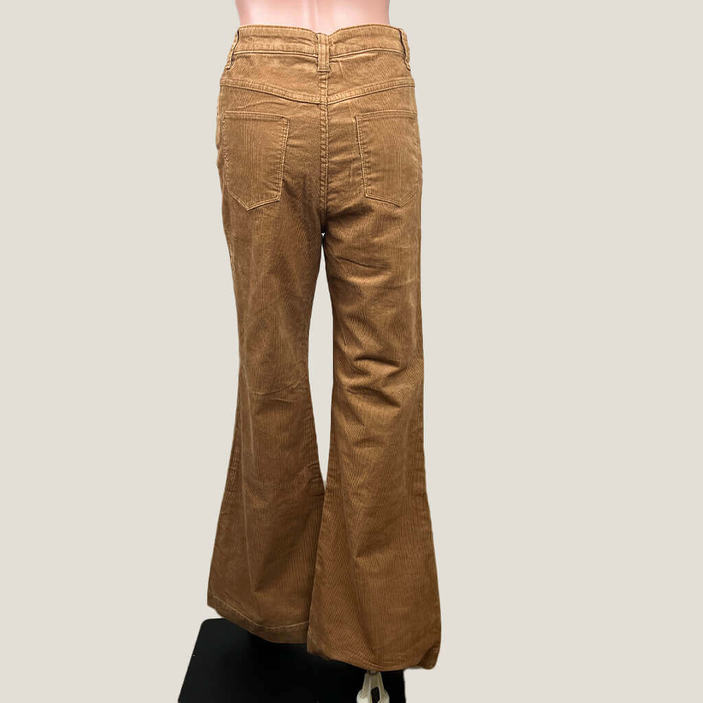 Mister Zimi Tan Corduroy Flares Back