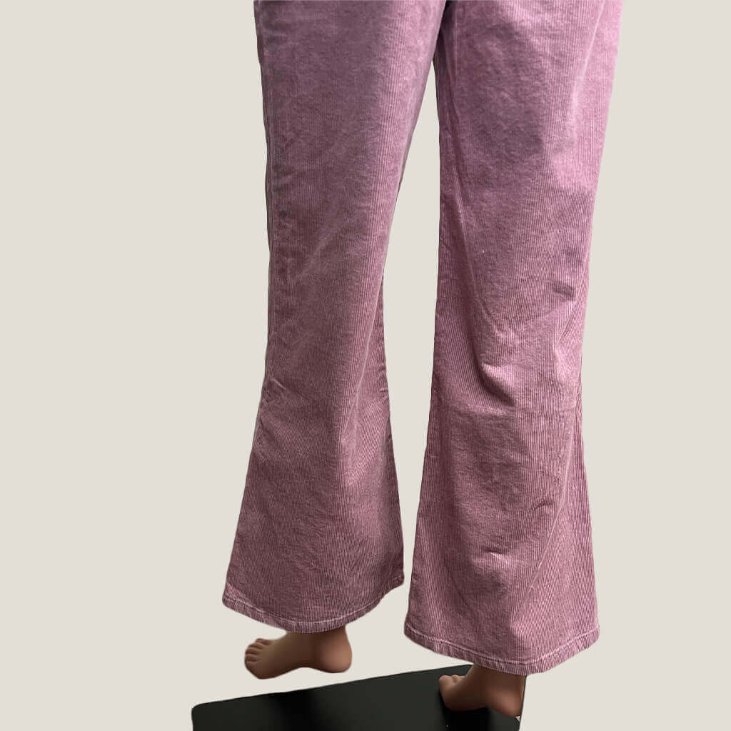 Mister Zimi Tan Corduroy Flares Leg Pink