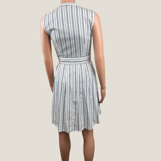 Portman Striped Summer Dress Back