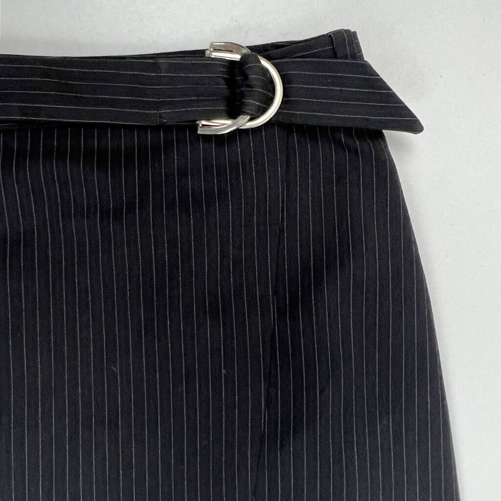 Portman pin stripe Waist Detail