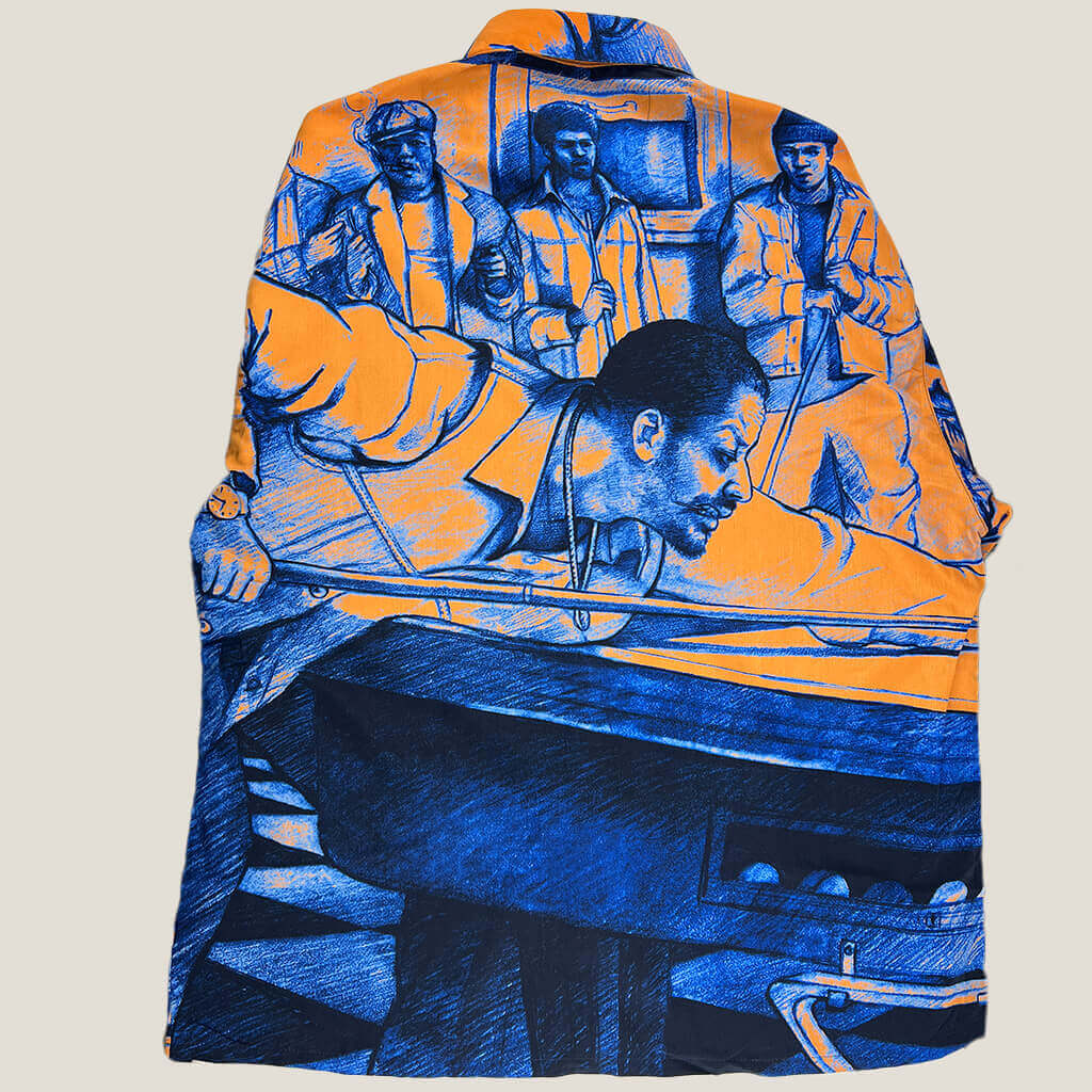 Rocawear Mens Long Sleeve Printed Shirt Back