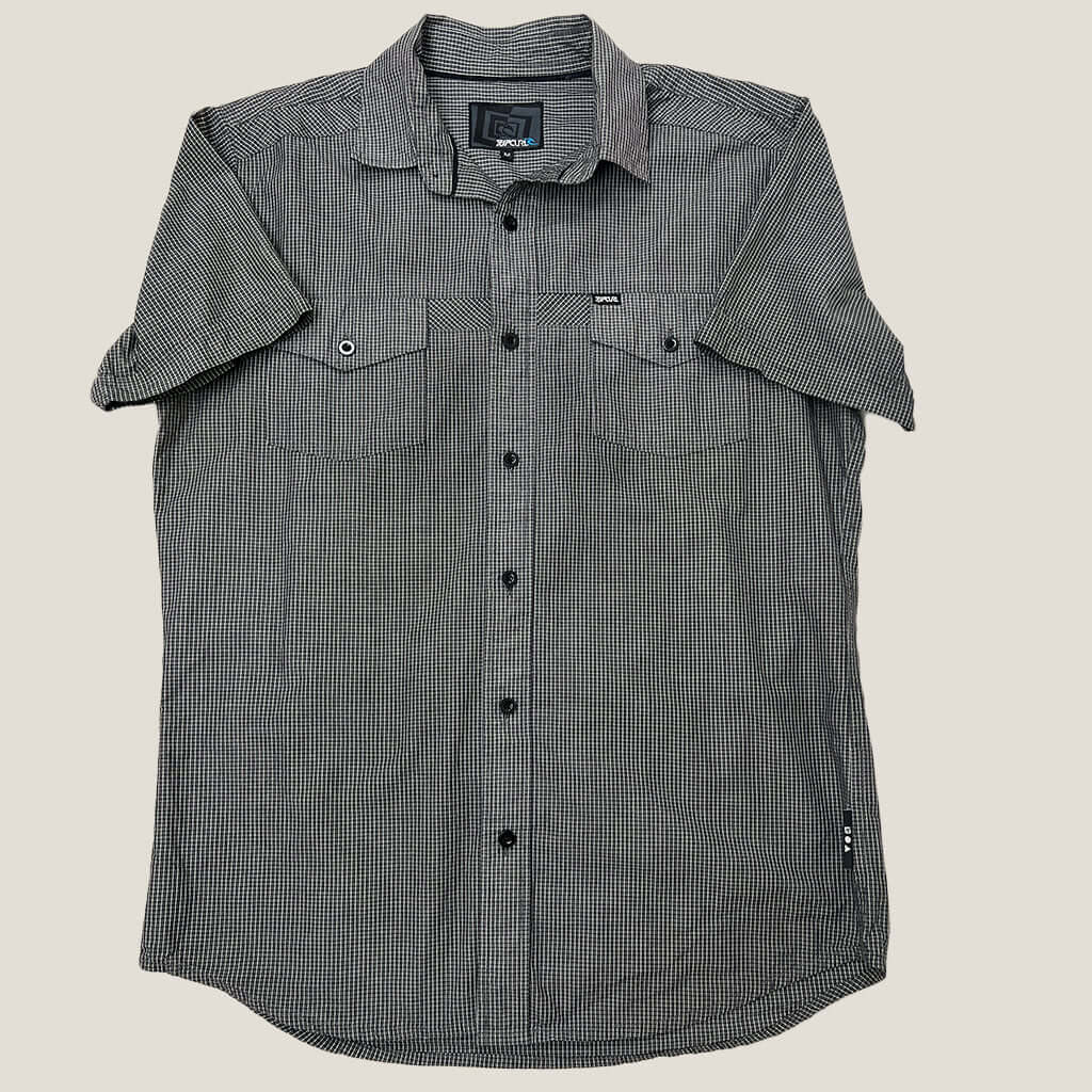 RipCurl Mens Checkered Shirt Front