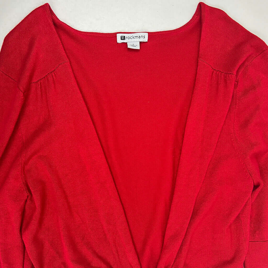 Rockmans wrap sweater neck detail