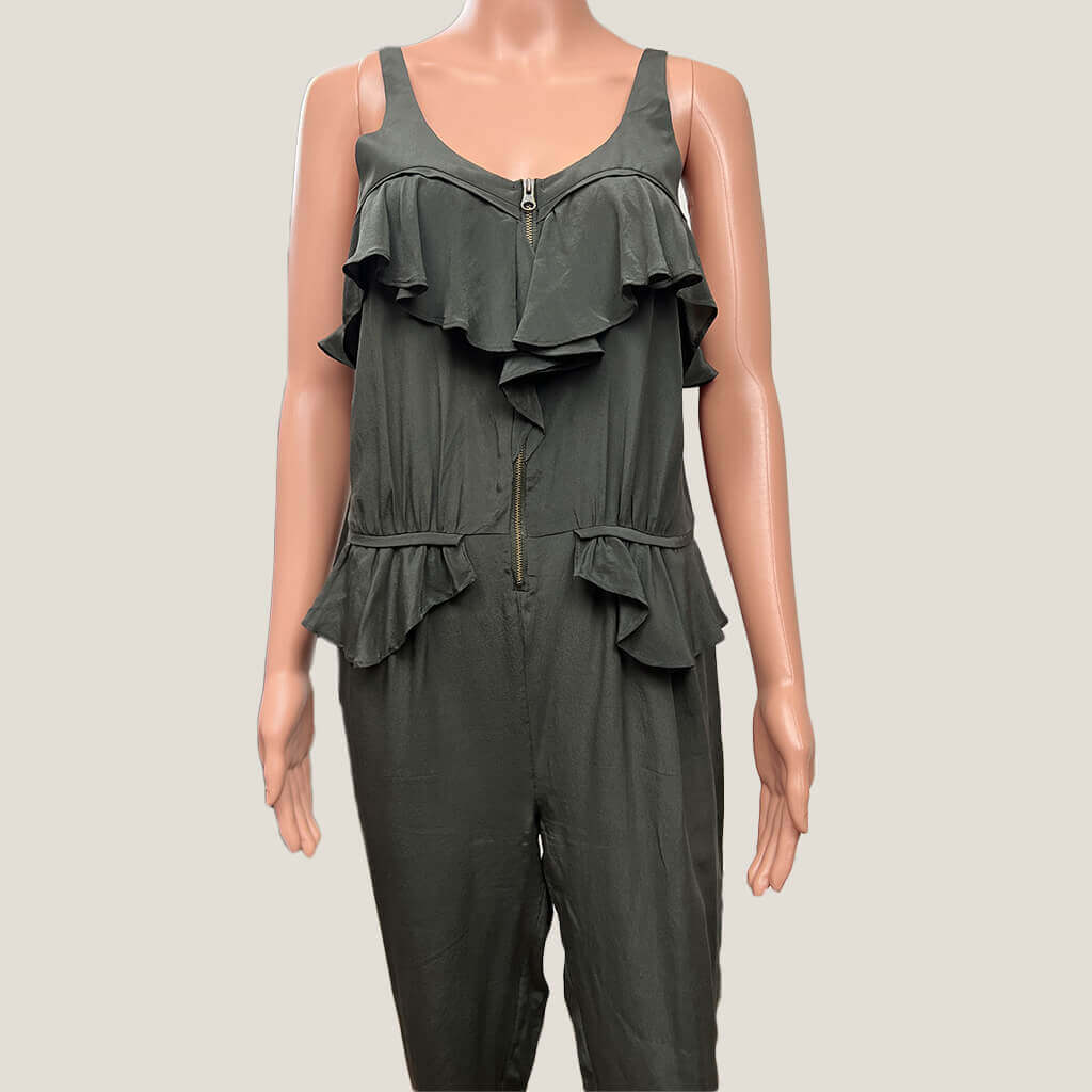 Rodeo Show Silk Jumpsuit Detail