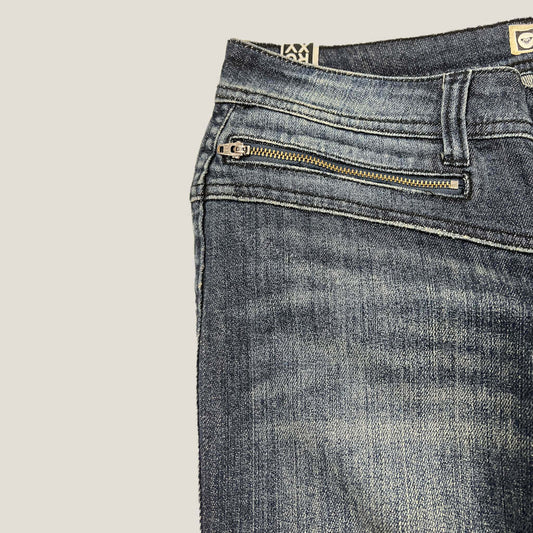 Roxy Low Rise Straight Cut Leg Jeans 10 Front Pocket
