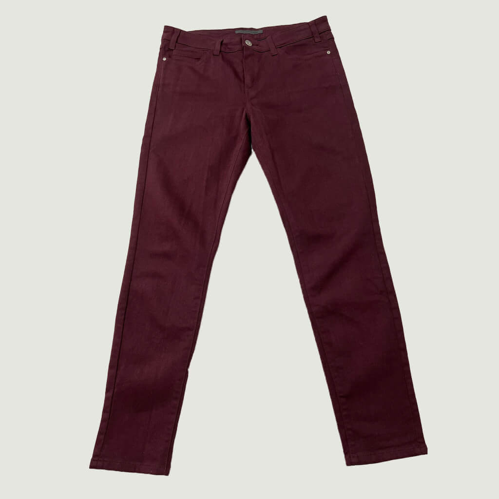 Scanlan & Theodore Mid Rise Straight Leg Jeans 10 Front