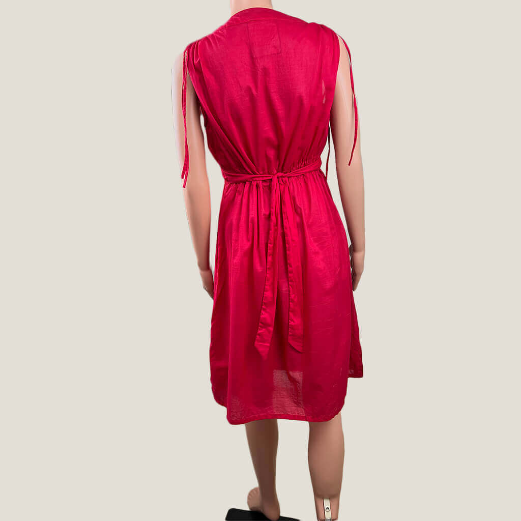 Seafolly Red Summer Dress Back
