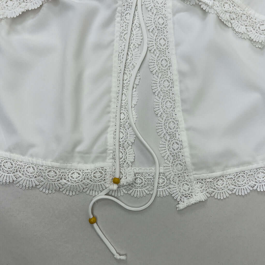 Shein Swimsuit cover up hem detail