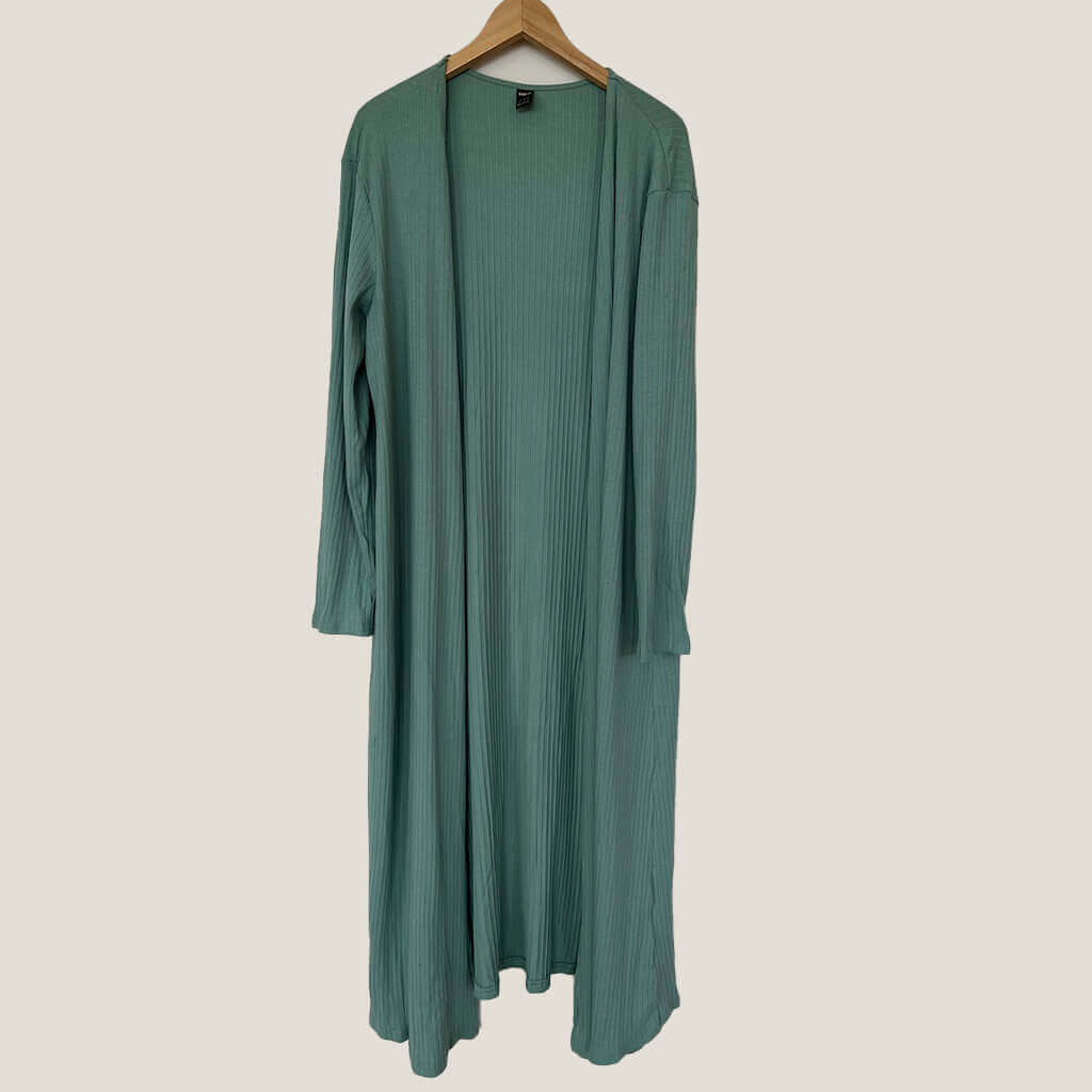 Front view of the Shein Long Cardigan