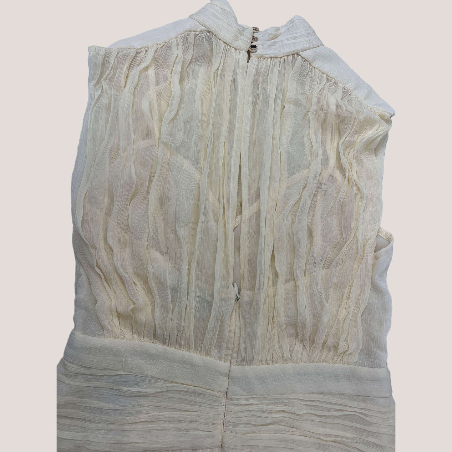 Shona Joy Victoria Sleeveless Ruched Mini Dress Back