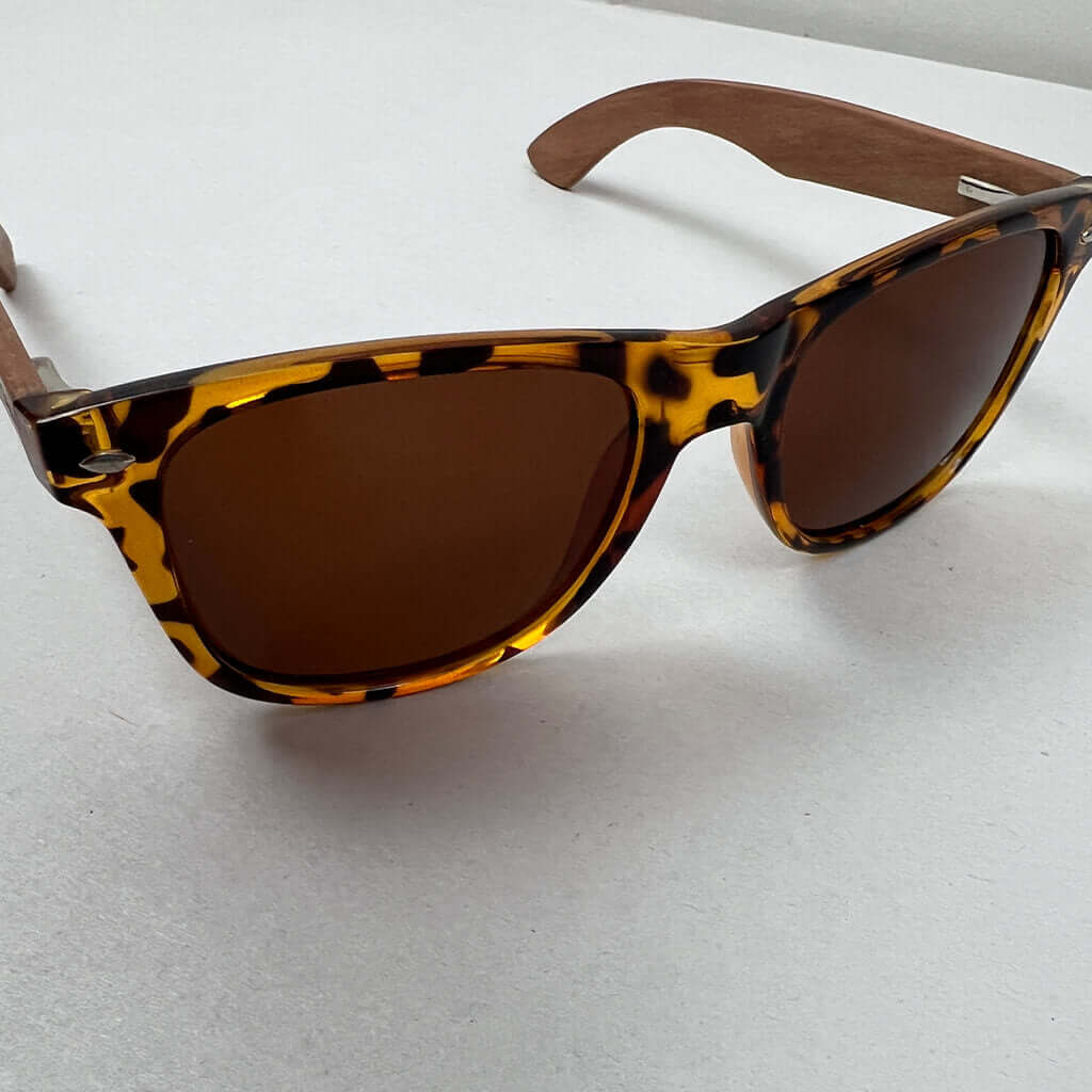 Slides Eco-Friendly Tortoise Shell Frames Front Detail