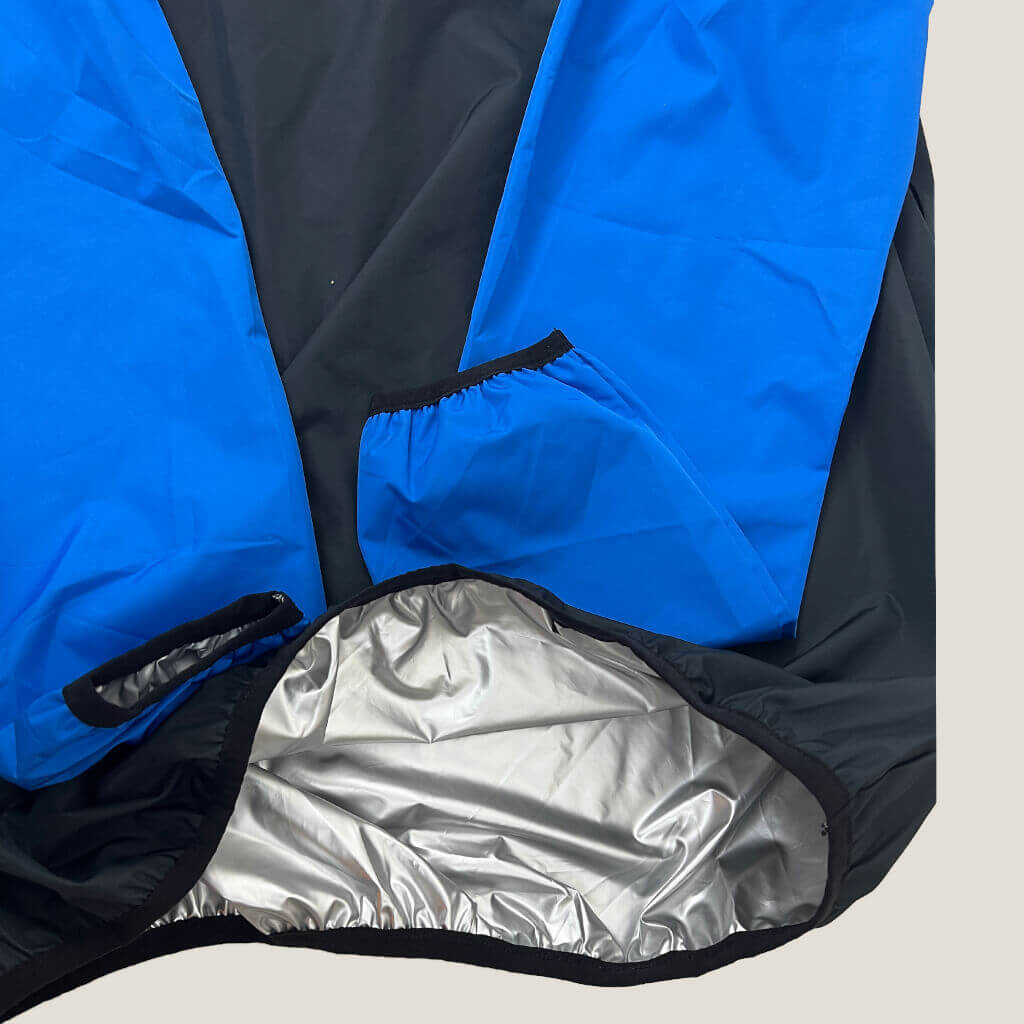 Men's Sauna Hoodie XXL Front Hem Detail