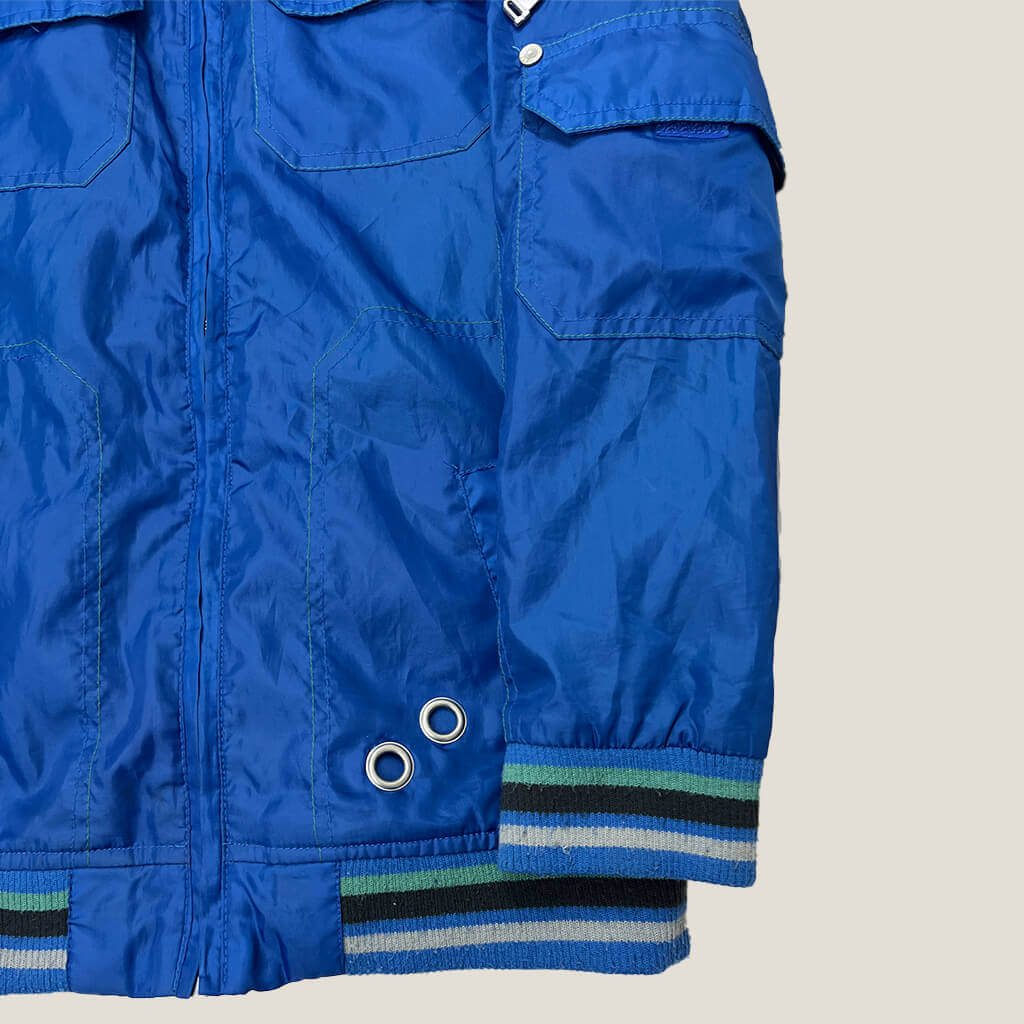 Urban jacket front hem detail