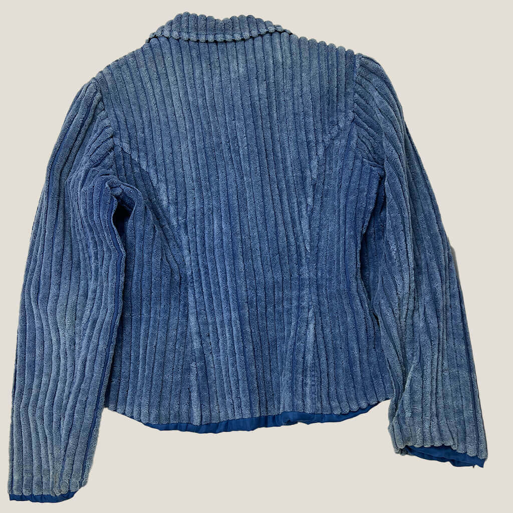Very Very Blue Corduroy Jacket Back