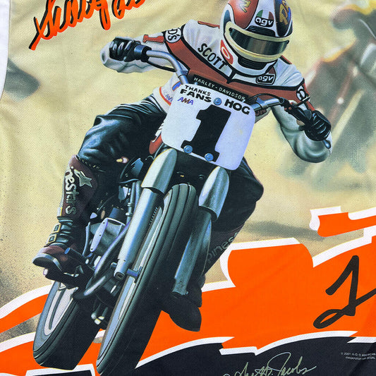 Vintage Harley Davidson Mens T-Shirt Back Image