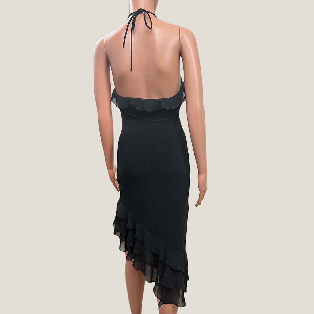 Little Black Dress With Hi Low Hem Back